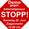 Demo gegen Zensurinfrastruktur